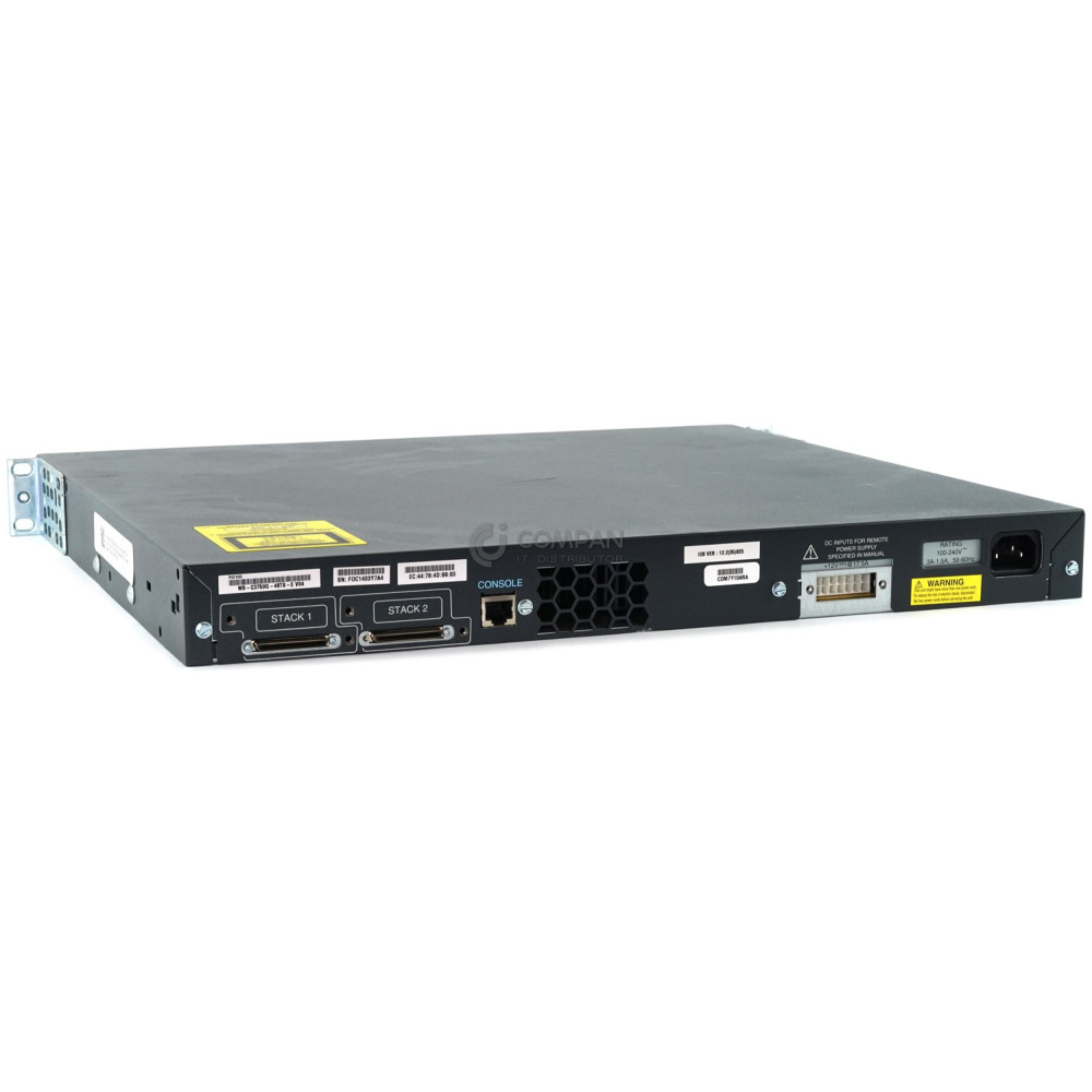 WS-C3750G-48TS-E CISCO CATALYST 3750G 48-PORT 1GB  4-PORT 1GB SFP SWITCH